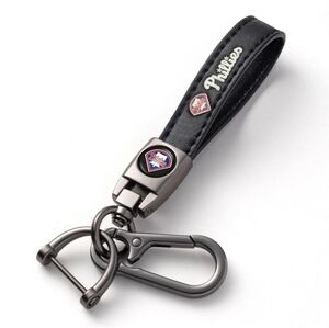Black Leather Phillies Keychain